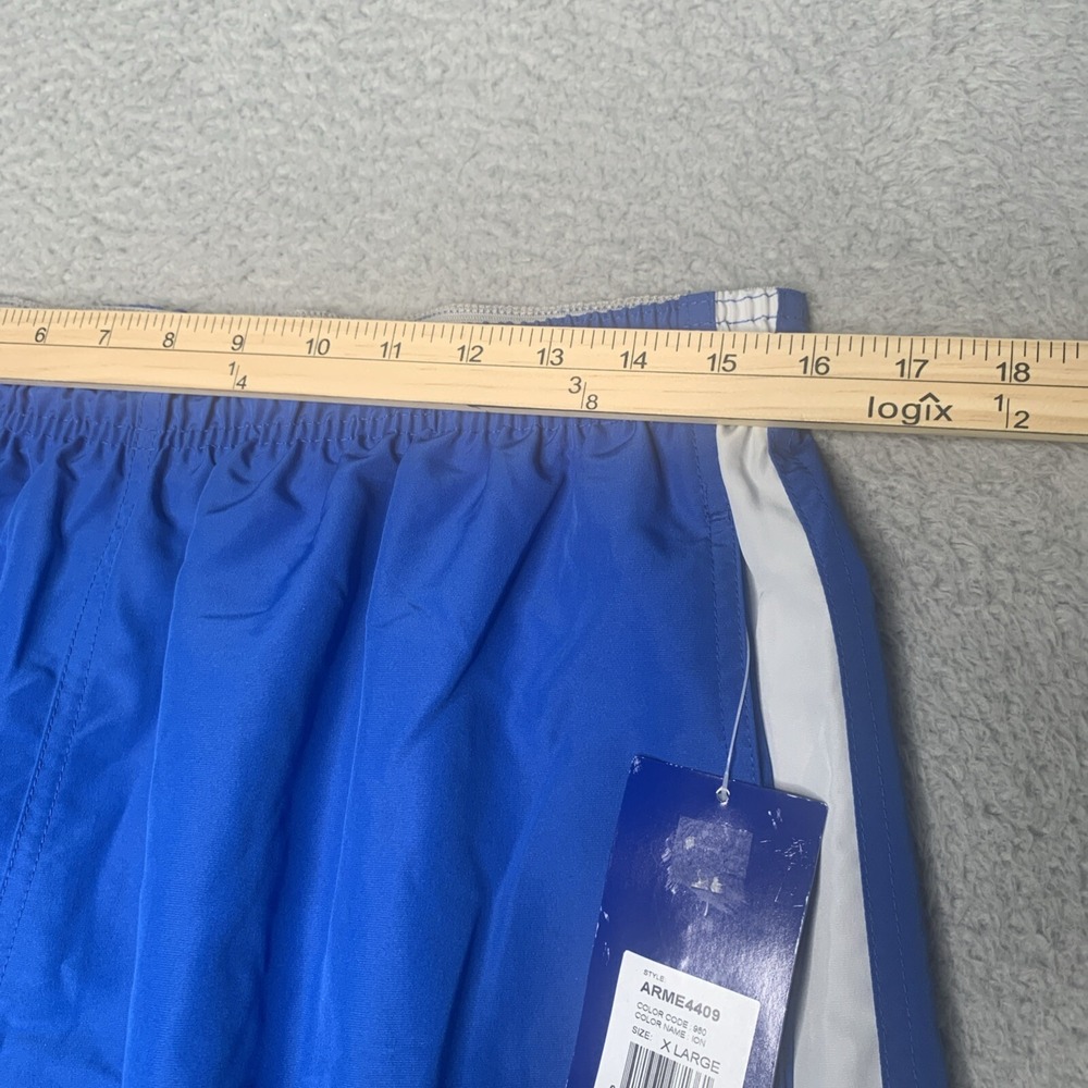 Vintage 2004 Reebok Performance Gym Shorts Deadstock Mens Size XL Blue & White - Picture 8 of 9